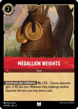 Medallion Weights - 132/204 - Uncommon (Foil)