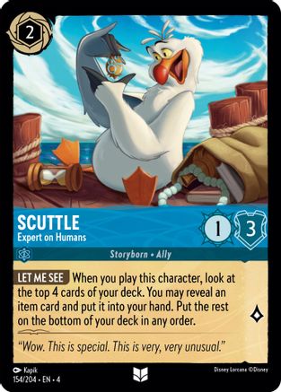 Scuttle (Expert on Humans) - 154/204 - Uncommon (Foil)