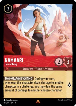 Namaari (Heir of Fang) - 117/204 - Rare (Foil)