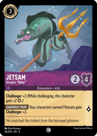 Jetsam (Ursula's "Baby") - 46/204 - Common (Foil)