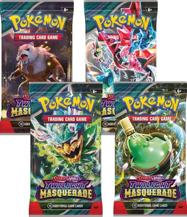 Twilight Masquerade Booster Pack Art Bundle [Set of 4]