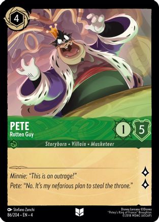 Pete (Rotten Guy) - 86/204 - Uncommon (Foil)