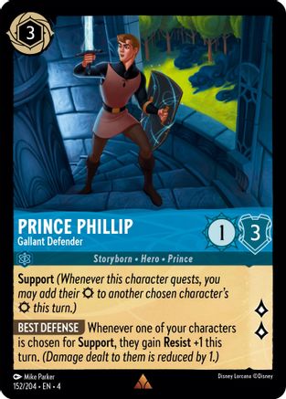 Prince Phillip (Gallant Defender) - 152/204 - Rare (Foil)