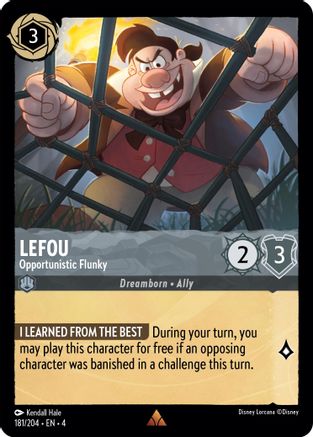 LeFou (Opportunistic Flunky) - 181/204 - Rare (Foil)