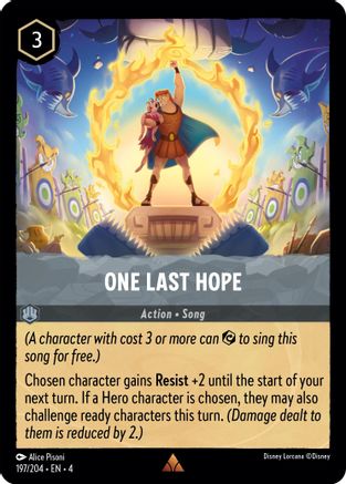 One Last Hope - 197/204 - Rare (Foil)