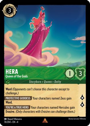 Hera (Queen of the Gods) - 76/204 - Rare (Foil)