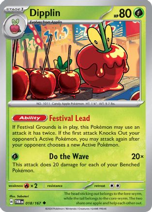 Dipplin 018/167 - Uncommon Reverse Holo