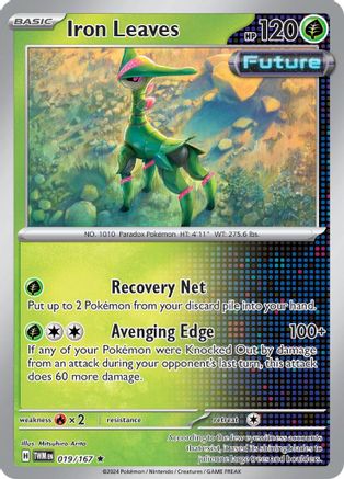 Iron Leaves 019 - Rare Reverse Holo