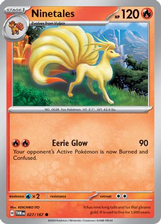 Ninetales 027 - Common Reverse Holo