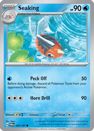 Seaking 045 - Common Reverse Holo