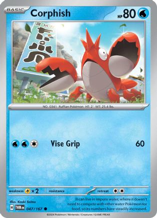 Corphish 047 - Common Reverse Holo