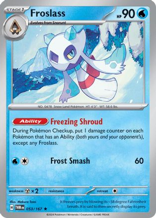 Froslass 053/167 - Rare