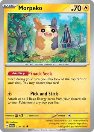 Morpeko 072 - Uncommon Reverse Holo