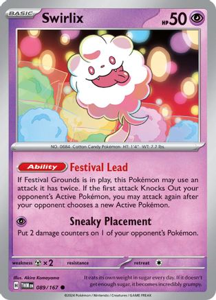 Swirlix 089 - Common Reverse Holo