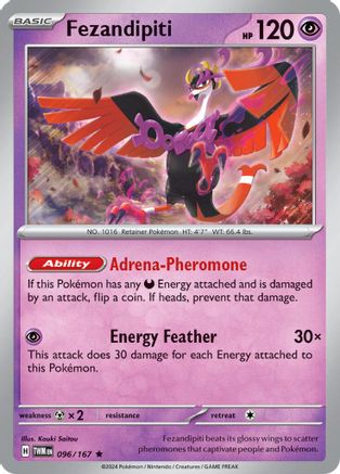Fezandipiti 096 - Rare Reverse Holo