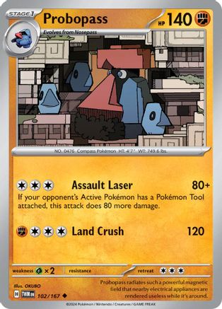 Probopass 102/167 - Uncommon Reverse Holo