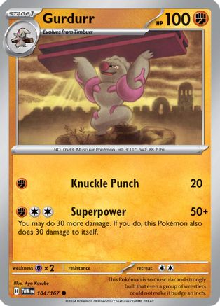 Gurdurr 104 - Common Reverse Holo