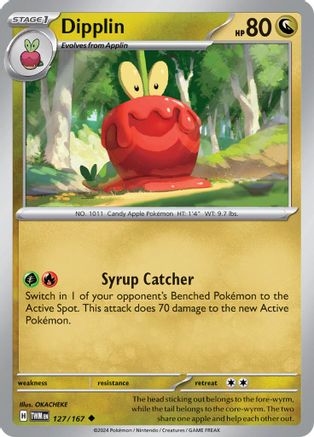 Dipplin 127/167 - Uncommon Reverse Holo