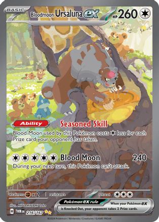 Bloodmoon Ursaluna ex 216/167 - Special Illustration Rare