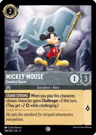 Mickey Mouse (Standard Bearer) - 188/204 - Common (Foil)