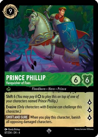 Prince Phillip (Vanquisher of Foes) - 87/204 - Super Rare