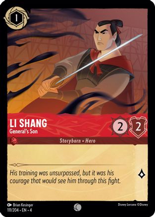 Li Shang (General's Son) - 111/204 - Common (Foil)