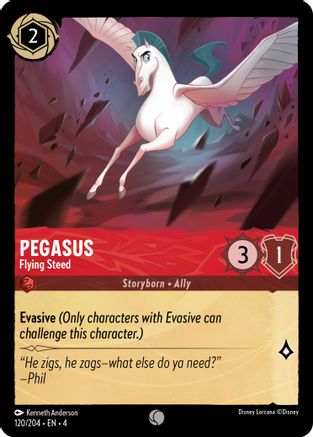 Pegasus (Flying Steed) - 120/204 - Common (Foil)