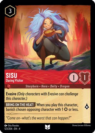 Sisu (Daring Visitor) - 123/204 - Uncommon (Foil)