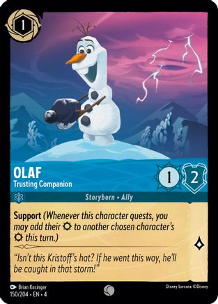 Olaf (Trusting Companion) - 150/204 - Common (Foil)