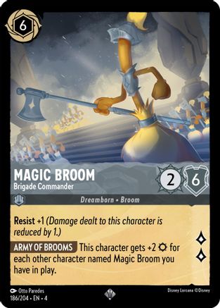 Magic Broom (Brigade Commander) - 186/204 - Super Rare (Foil)