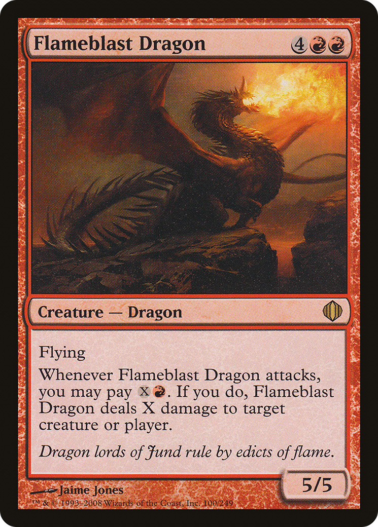 Flameblast Dragon (ALA-100)  Foil