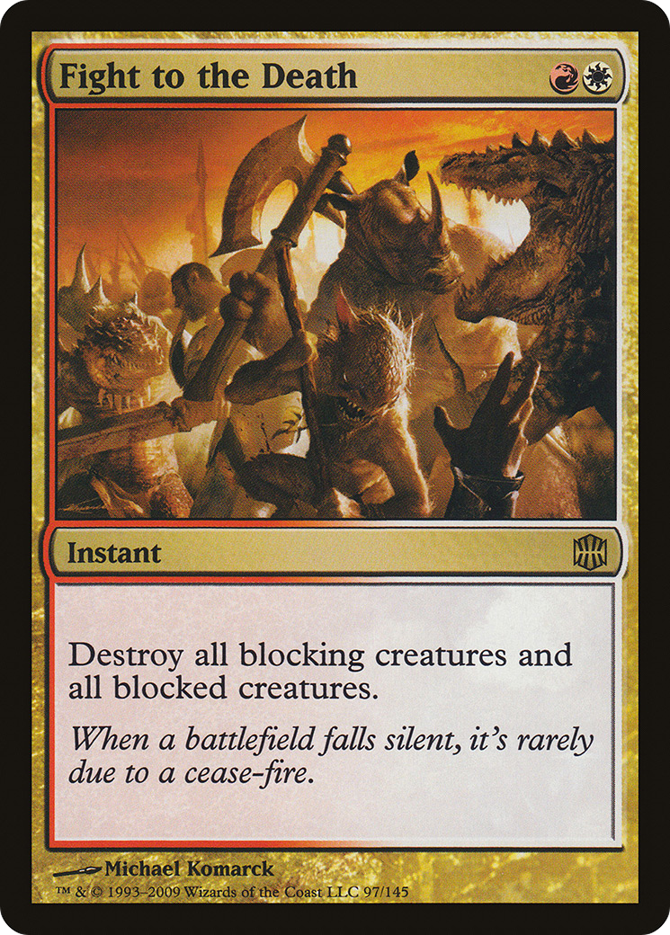 Fight to the Death (ARB-097)  Foil