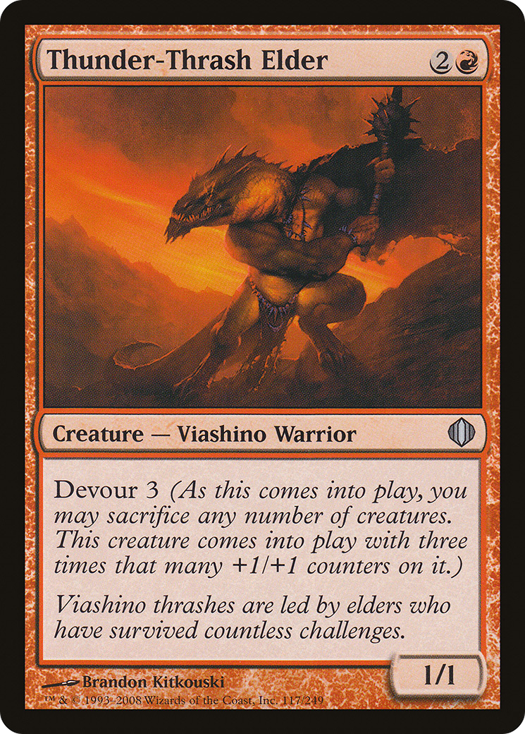 Thunder-Thrash Elder (ALA-117)  Foil