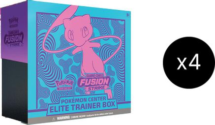 Fusion Strike Pokemon Center Elite Trainer Box Case (Exclusive)
