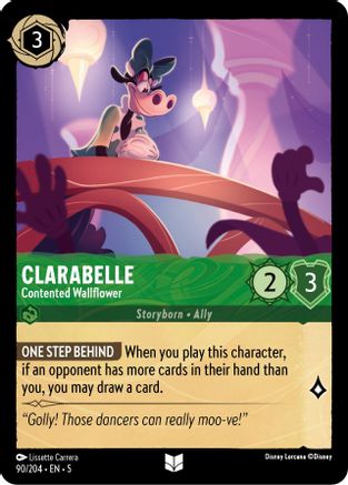 Clarabelle (Contented Wallflower) - 90/204 - Uncommon (Foil)