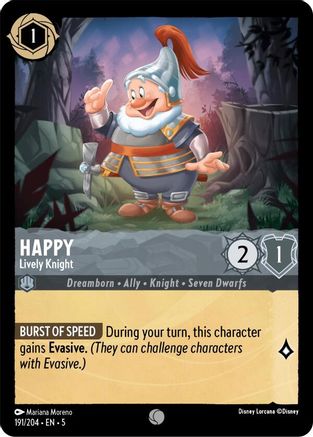 Happy (Lively Knight) - 191/204 - Common (Foil)