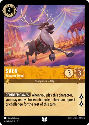 Sven (Reindeer Steed) - 23/204 - Uncommon (Foil)