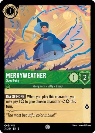 Merryweather (Good Fairy) - 76/204 - Common (Foil)