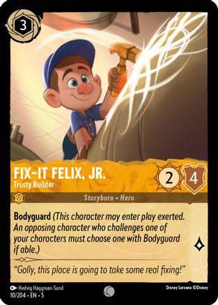 Fix-It Felix, Jr. (Trusty Builder) - 10/204 - Common (Foil)