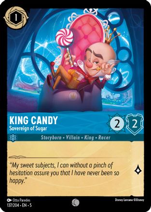 King Candy (Sovereign of Sugar) - 137/204 - Common (Foil)