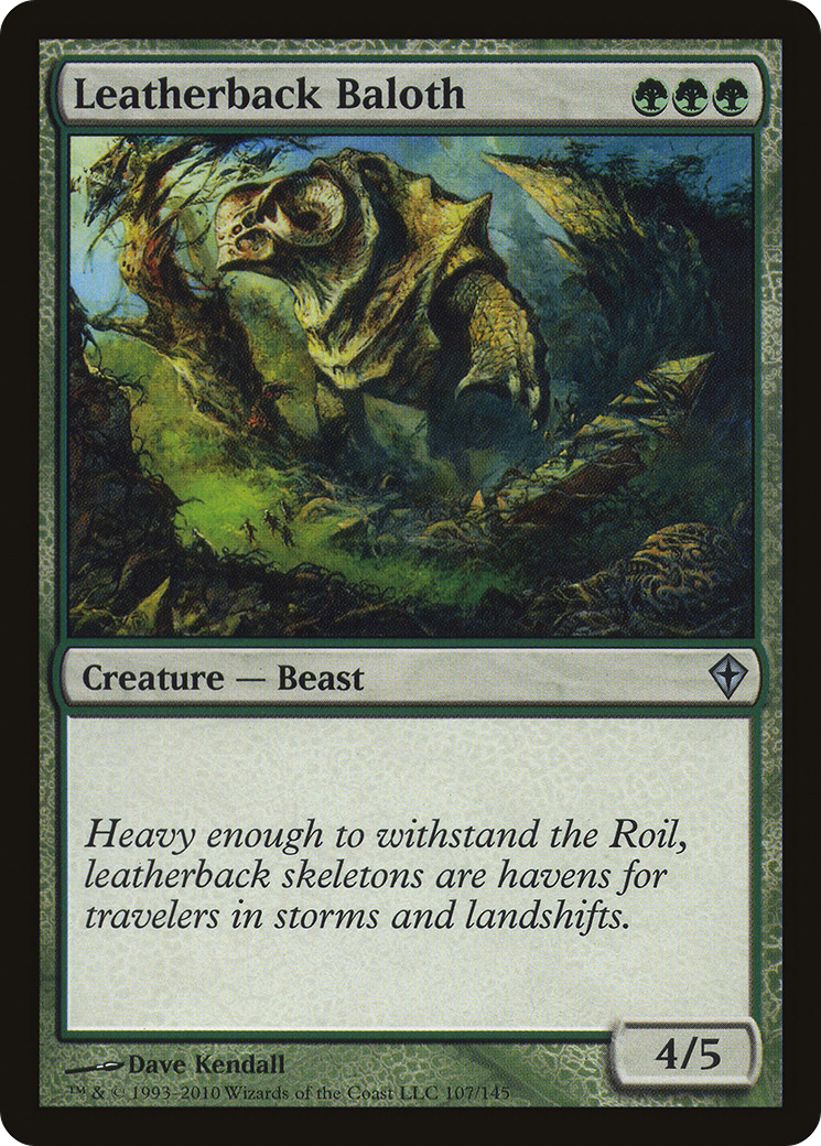 Leatherback Baloth (WWK-107)  Foil