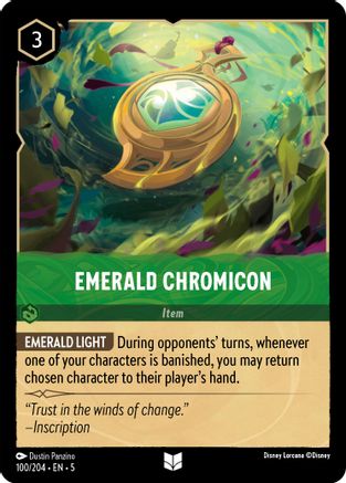 Emerald Chromicon - 100/204 - Uncommon (Foil)