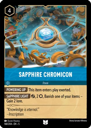 Sapphire Chromicon - 168/204 - Uncommon (Foil)
