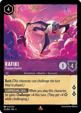 Rafiki (Shaman Duelist) - 55/204 - Rare