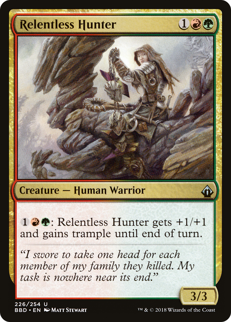 Relentless Hunter (BBD-226)  Foil