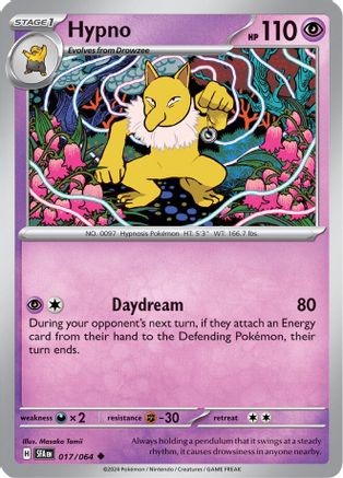 Hypno 017  - Reverse Holofoil SV Shrouded Fable - Uncommon
