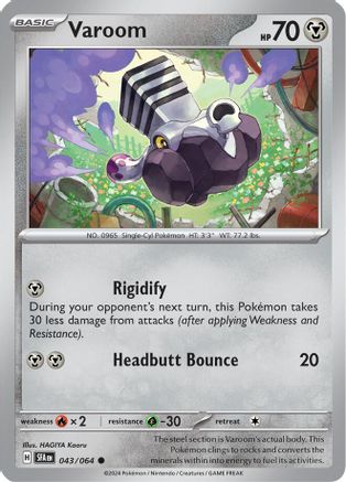 Varoom 043  - Reverse Holofoil SV Shrouded Fable - Common
