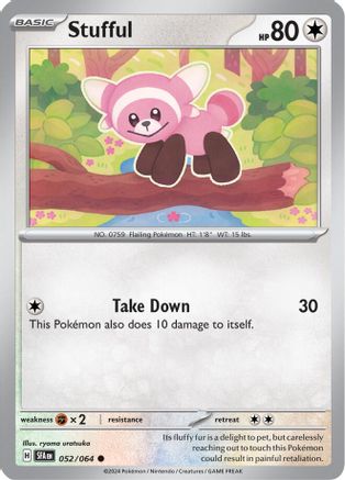 Stufful 052  - Reverse Holofoil SV Shrouded Fable - Common