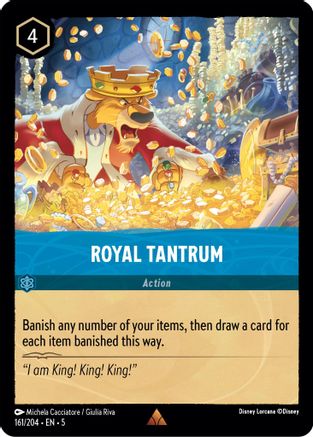 Royal Tantrum - 161/204 - Rare (Foil)