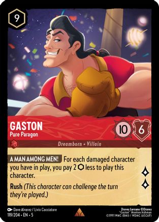 Gaston (Pure Paragon) - 119/204 - Rare (Foil)